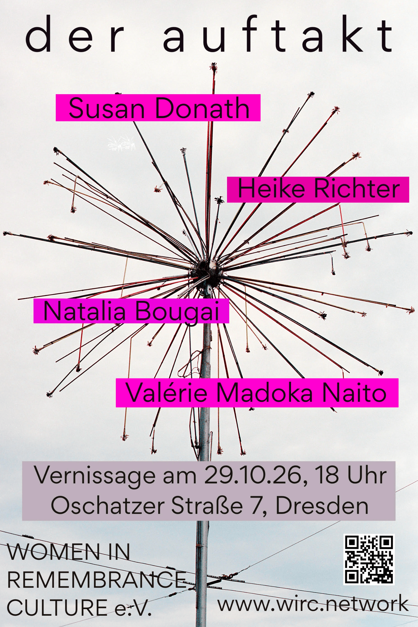 Plakat der auftakt